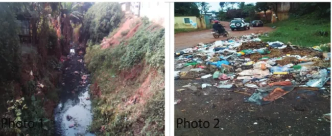 Tableau 2 : Catégorisation des déchets solides le long de la rivière Abiergué