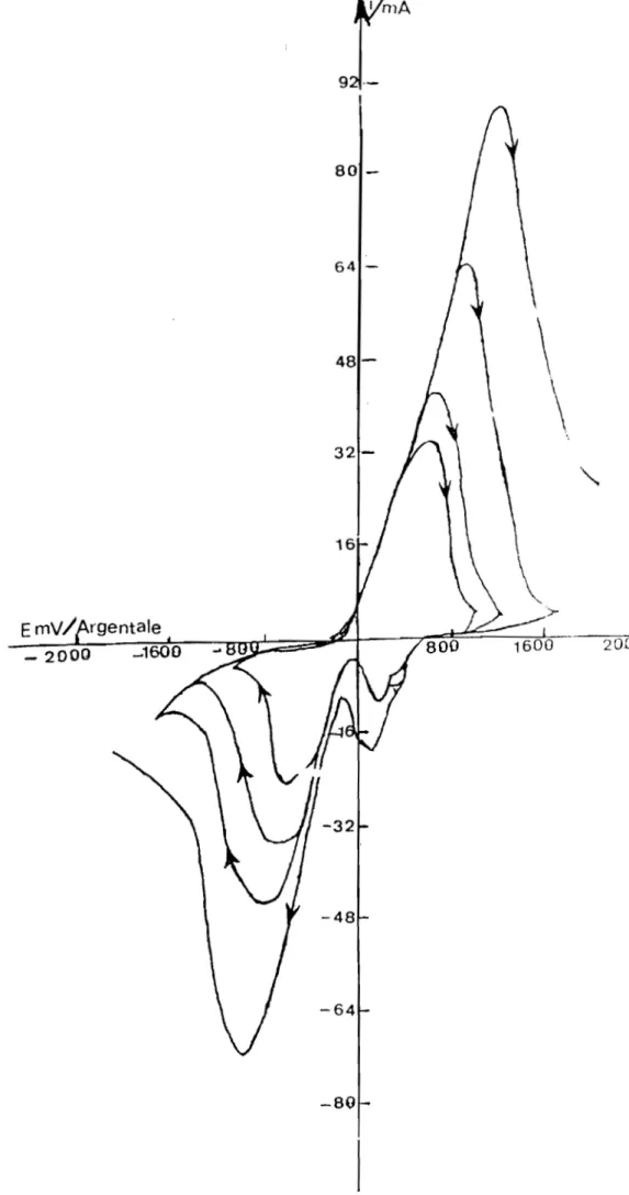 Figure  (2)  Allure  générale  des  courbes  chronoampérométriques 