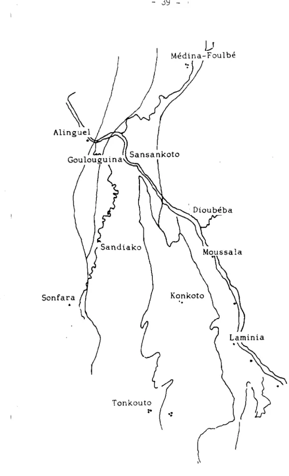 Fig. 22- Localisation des principales localités citées dans le texte.