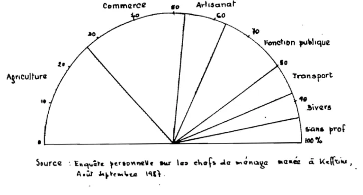 FIGURE  N°  J2 ••  RE  PA~Tt1  tDN  DES  CHEFi  .DE  ME.NAG-l;  5~LQN.. 