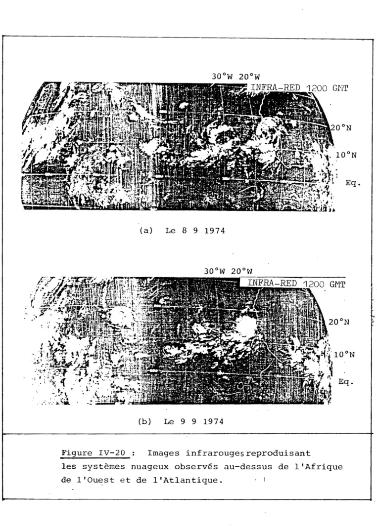 Figure  IV-20  Images  infrarougesreproduisant 