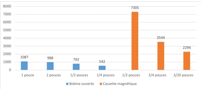 Figure 7 : Distribution des supports magnétiques du MJDP 