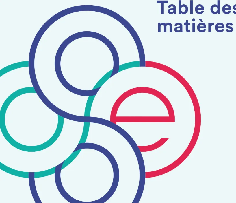 Table des  matières