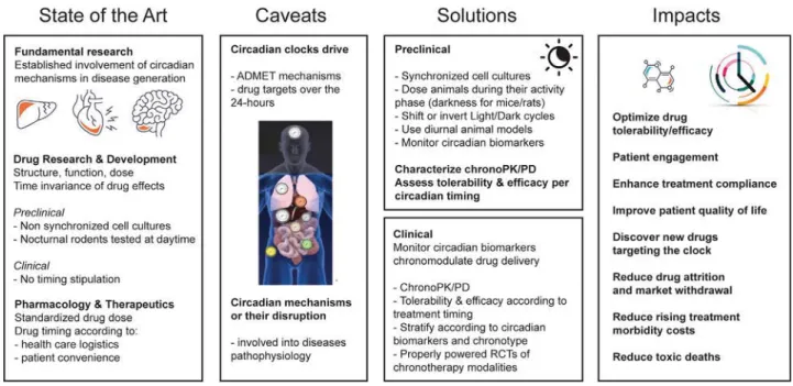 Figure 1. Toward the Use of Chronopharmacology for Precision and Personalized Medicine