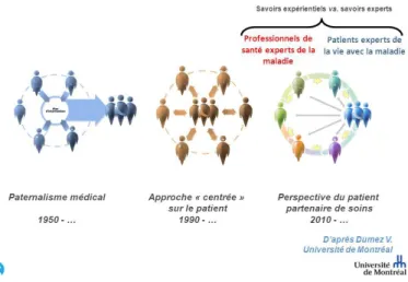 Figure 4 : Patient partenaire  (DE GUISE, 2012)