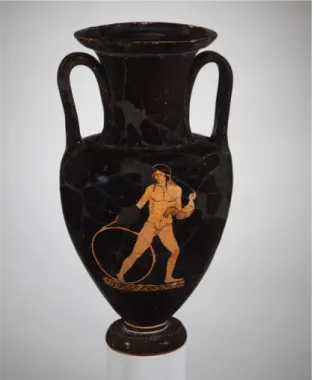 Figure 5. Attic Nolan neck-amphora (460–450 BCE). New York, MMA inv. 96.18.74.  
