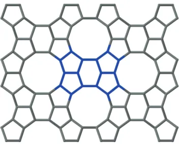 Fig. 1: A butterfly net with one “butterfly” marked in blue.