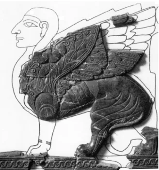 Fig. 2: “ North-Syrian ” sphinx from Ḥ am ā h, 10   cm high.