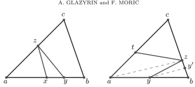 Fig. 6: Left: Case 1; Right: Case 2 when x = a