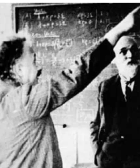 Fig. 5. Einstein and de Sitter. Photographed January 8, 1932 at Pasadena, California In- In-stitute of Technology