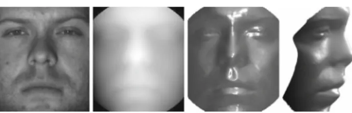 Fig. 11 Results on Yale’s Face database. One of the input images (left).