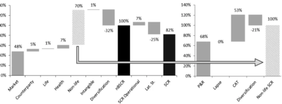 Fig. 4 Risk reserve within Solvency II model