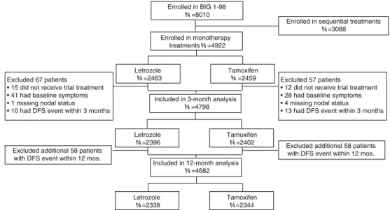 Fig. 1 Consort diagram showing the patient population for this analysis