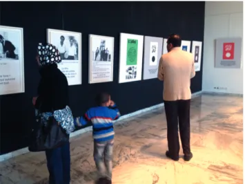 Figure 3: The 50th anniversary of the Souffles magazine. Exhibition curated by Mohamed Melehi at the National Library, Rabat, April 2016.