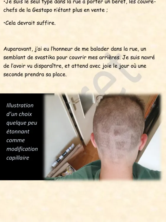 Illustration  d’un choix  quelque peu  étonnant  comme  modification  capillaire 