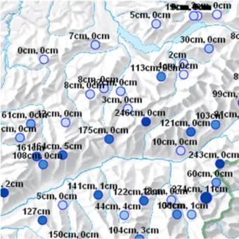 Fig. 12 Clipped screenshot of a map in GIN, highlighting the label placement issue