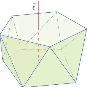Fig. 1 Up to now, the construction works even in dimension 3, giving a positive weight on the 1-skeleton of a pentagonal antiprism