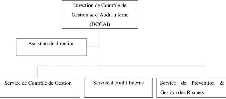 Figure :  Proposition d’organigramme  pour  une  finalité  axée sur  la performance  stratégique, financière et économique