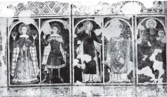 Fig. 7. Secuencia de pinturas murales, cerca de 1360.  