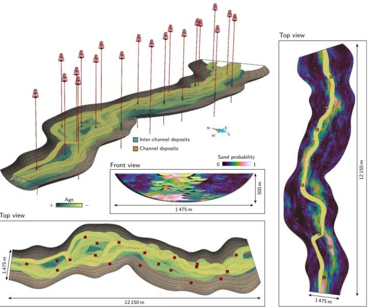 Fig. 8. Asymmetric bends on a seismic section from Angola (modiﬁed from Kolla et al.