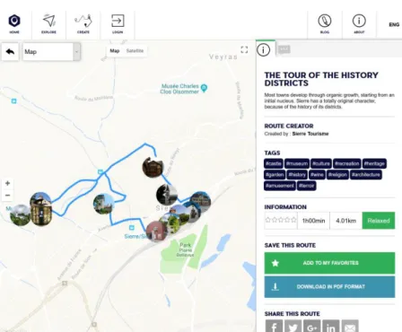 Figure 11: Snukr itinerary view 