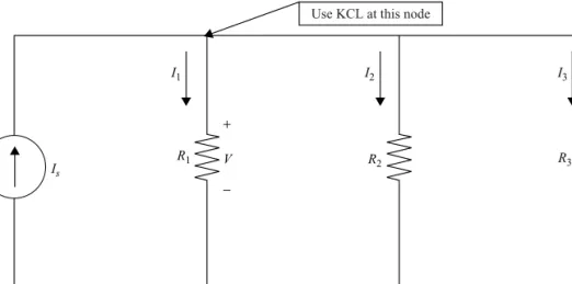 Fig. 2-12 A set of resistors in parallel.