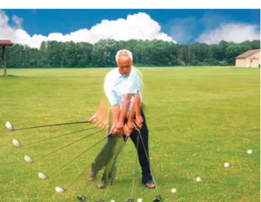 Figure 2.1  Multifl ash photograph of a golf swing