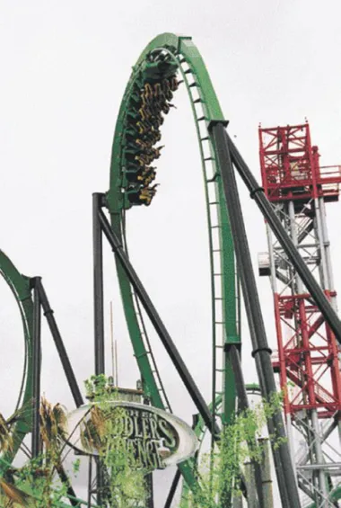 Figure 9.5  Looping the loop at an amusement park