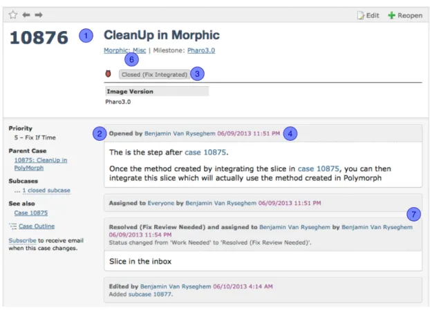 Figure 3.1. Example bug report in the FogBugz bug tracking system.