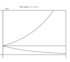 Fig. 9 – Modèle de Malthus.