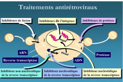 Figure 2. Traitements antirétroviraux 