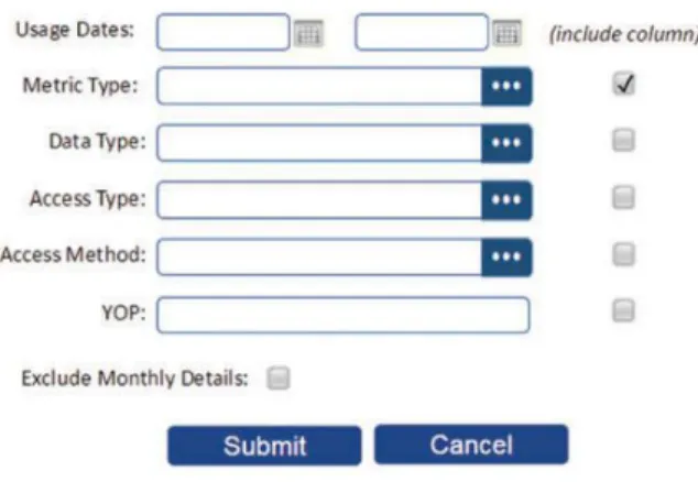Figure 3 : Exemple de configuration d’un Master Report pour les titres 