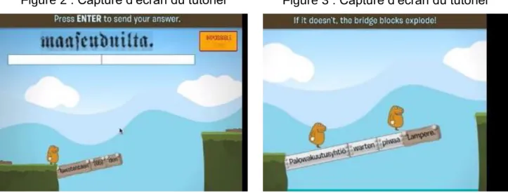 Figure 2 : Capture d’écran du tutoriel  