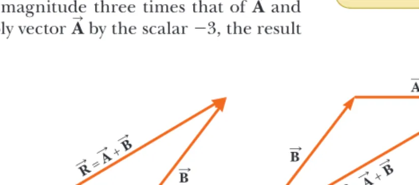 FIGURE 3.2  four vectors are equal  because they have equal lengths and  point in the same direction.