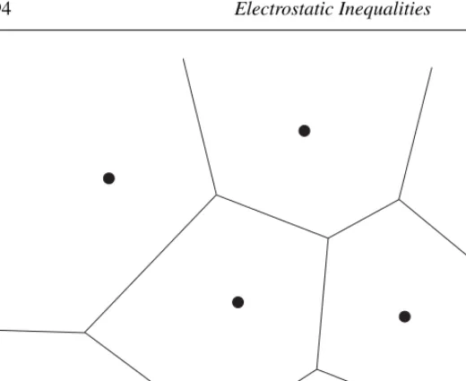 Figure 5.1: Example of Voronoi cells in two dimensions.