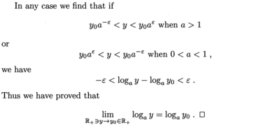Figure 3.2 shows the graphs of the functions e x , 10^, lnx, and log 1 0 x =: 