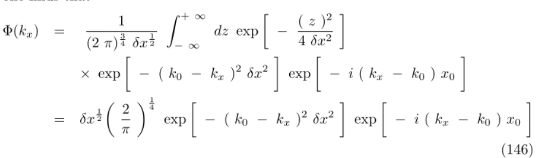 Figure 10: The momentum space distribution function | Φ(p) | 2 . The momen- momen-tum distribution is centered about p 0 .