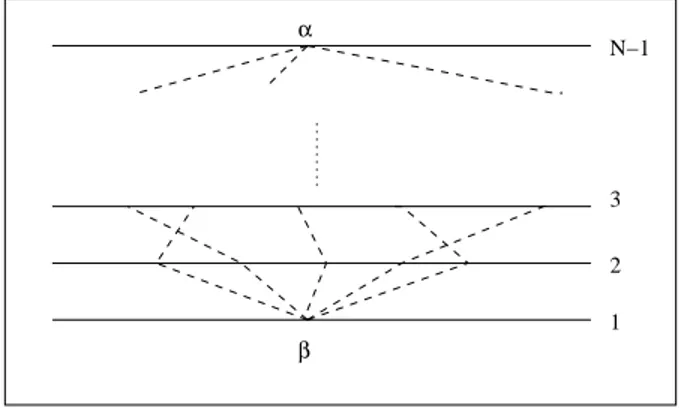 Figure 4.1: Paths in the time-sliced interval.