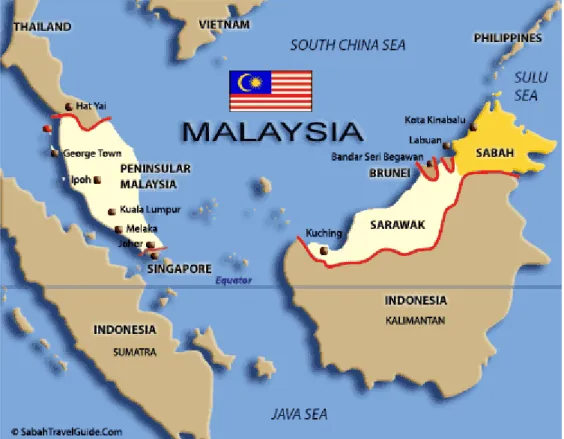 Illustration 1: map of Malaysia 1