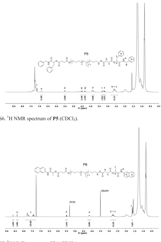 Figure S7.  1 H NMR spectrum of P6 (CDCl 3 ). 