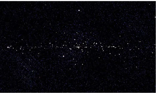 Fig. 2 High resolution image of the inner galaxy above 25 keV by INTEGRAL/IBIS (the image covers 100 ◦ × 60 ◦ )