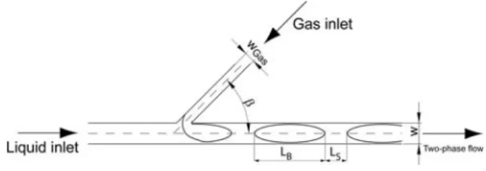 Fig. 1 Scheme of the used microreactors