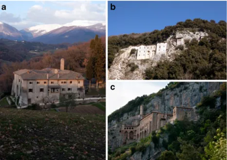Fig. 6 Hermitages and shrines, which account for nearly 75 % of SNS in Central Italy, can refer to very different realities