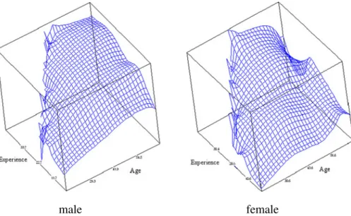 Fig. 7 Nonparametric function g of Eqs. 2 and 3. Year 1995