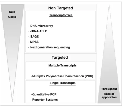 Fig. 2 Transcript or gene expression (messenger RNA) analysis can be done in two distinct ways