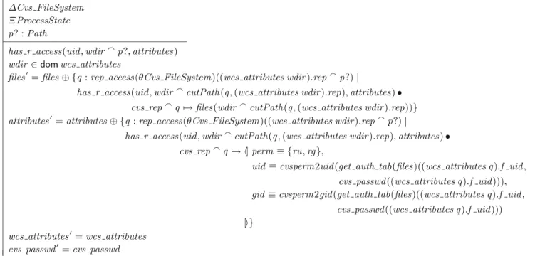 Fig. 4. The speciﬁcation of the commit command (implementation architecture)