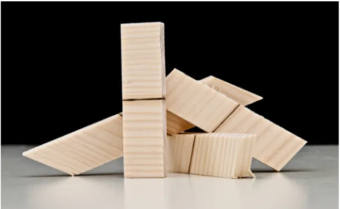 Fig. 2 Welded wood specimens: small scale samples