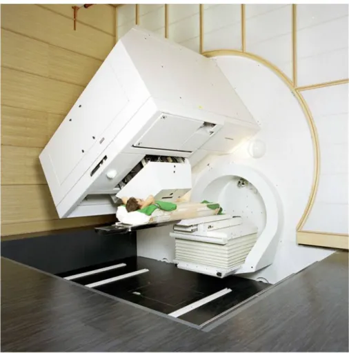 Fig. 1. Photograph of Gantry 1, the system used since 1996 for treating patients with pencil beam scanning at PSI.