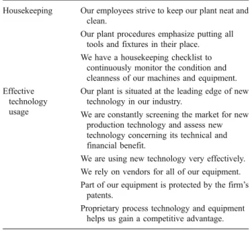 Table 2 Measurement of TPM performance Key performance indicator Definition Overall equipment effectiveness (OEE) OEE=(OEE) Availability×(OEE)Performance ×(OEE) Quality (OEE) Availability=(Scheduled Time –