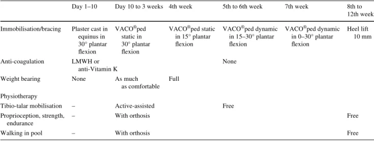 Fig. 1 The orthosis used from day 10 to the eighth week, permitting variable degrees of static or dynamic plantar Xexion
